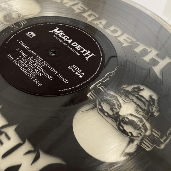 MEGADETH - "Unplugged In Boston" Special Picture Vinyl (lim. 25 Stück) – Bild 3
