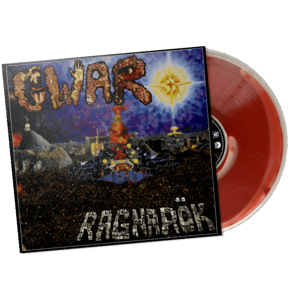 GWAR - "Ragnarök" Blood filled Vinyl, von innen nach aussen abspielend! (lim. 50 Stück, EU only)