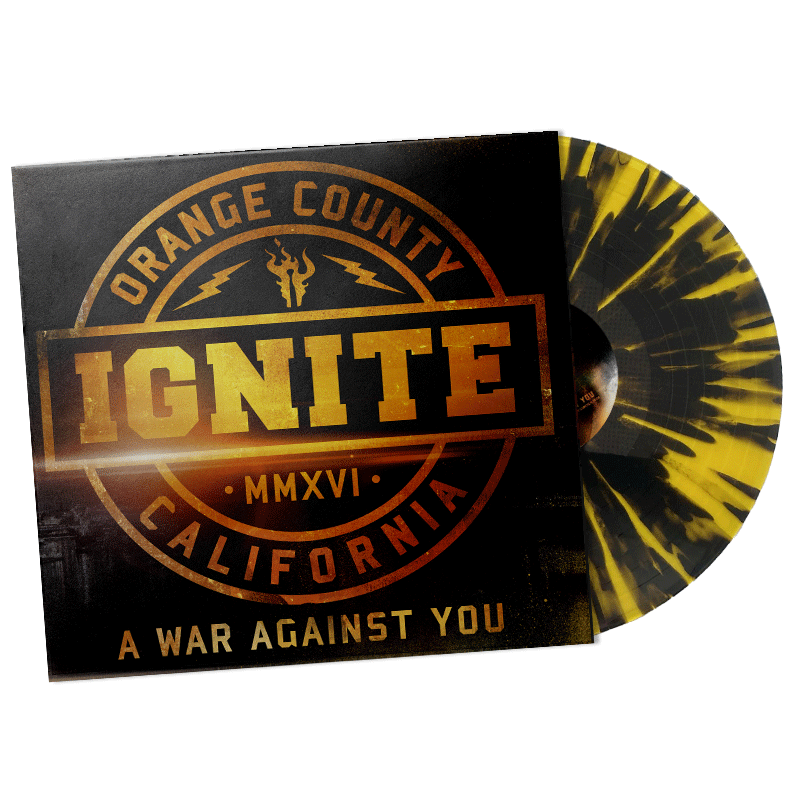 IGNITE – „A War Against You“ Splatter Vinyl (lim. 111 Stück)