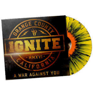 IGNITE – „A War Against You“ Splatter Vinyl (lim. 111 Stück)