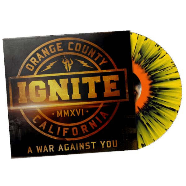 IGNITE – „A War Against You“ Splatter Vinyl (lim. 111 Stück)