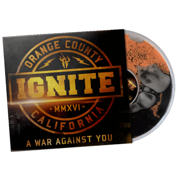 IGNITE – „A War Against You“ Liquid filled Vinyl (lim. 50 Stück)