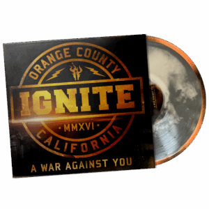 IGNITE – „A War Against You“ Silberstaub filled Vinyl (lim. 50 Stück)