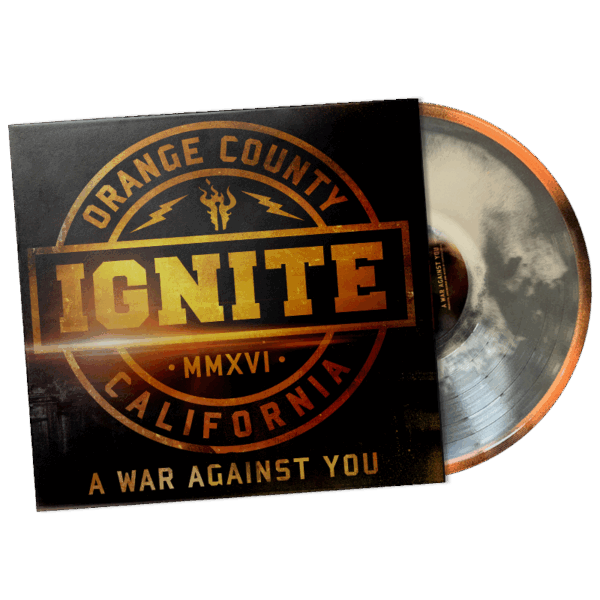 IGNITE – „A War Against You“ Silberstaub filled Vinyl (lim. 50 Stück)