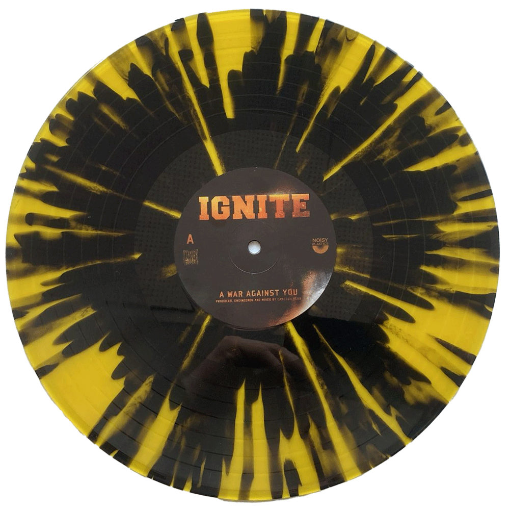 IGNITE – „A War Against You“ Splatter Vinyl (lim. 111 Stück) – Bild 3