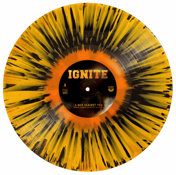 IGNITE – „A War Against You“ Splatter Vinyl (lim. 111 Stück) – Bild 2