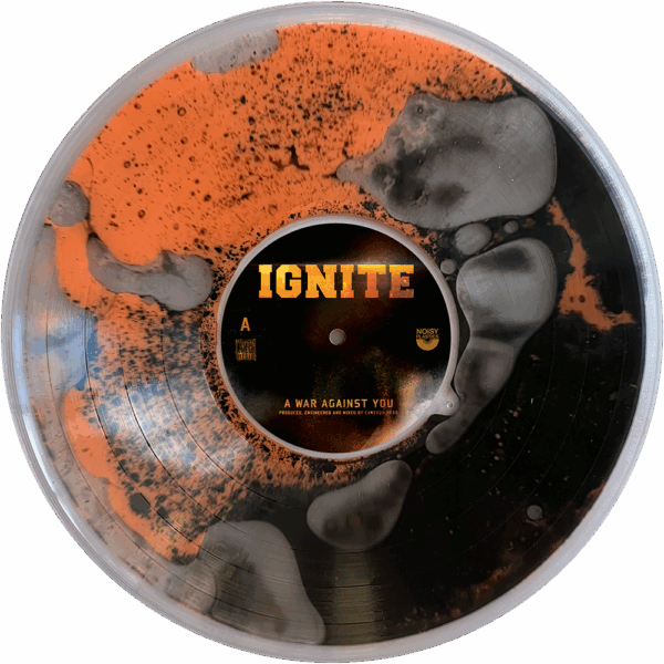 IGNITE – „A War Against You“ Liquid filled Vinyl (lim. 50 Stück) – Bild 2